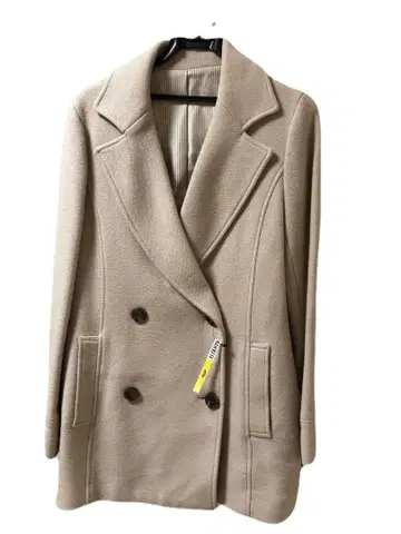 LAUTREAMONT 베이지 더블 브레스트 체스터 코트 40