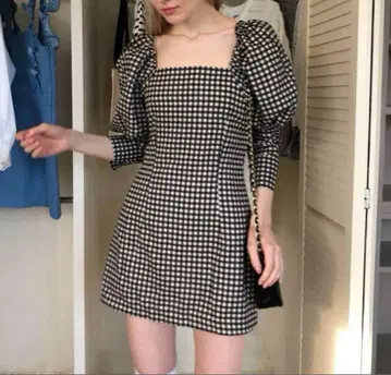 epine 깅엄 원피스