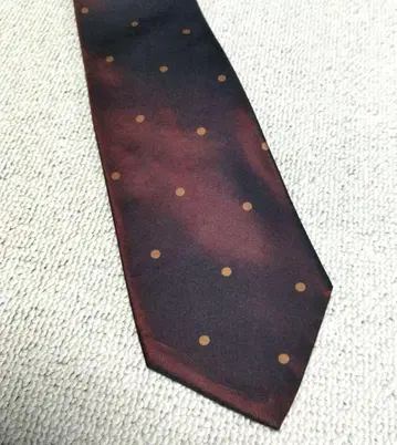 Margaret Howell 실크 넥타이 다크 레드