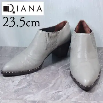 [ 새상품급 ] DIANA 다이애나 23.5 부츠 가죽 스터드 웨스턴