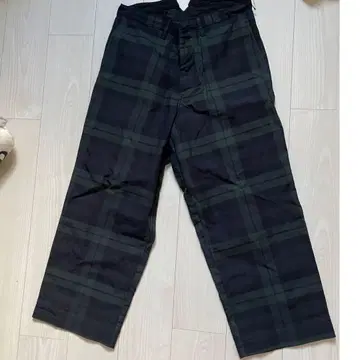 ohh!nisica 블랙워치 나일론 폴리 워크 팬츠 3!