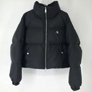 캘빈클라인 진 다운 자켓 S 블랙 크롭