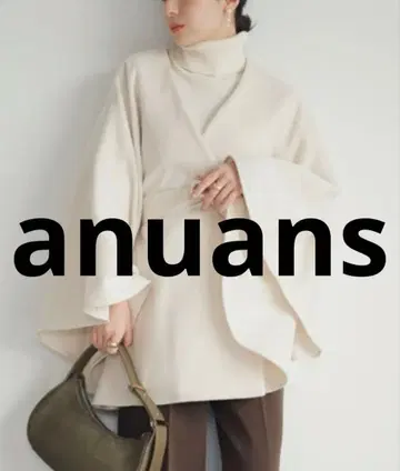 새상품급 anuans 판초 FREE 아이보리 여성용