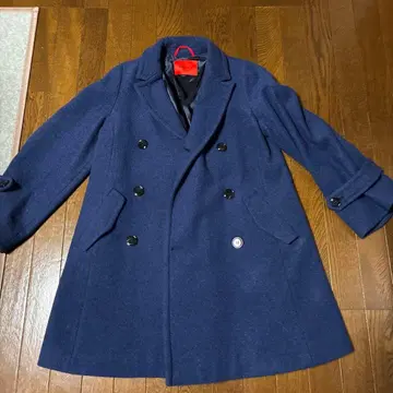 MAX&Co. 네이비 더블 브레스트 코트