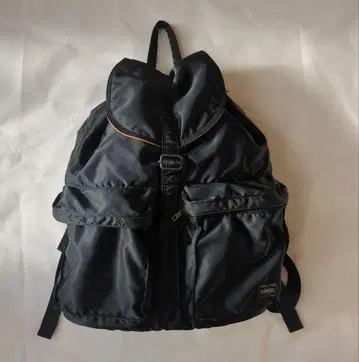 블랙 나일론 백팩