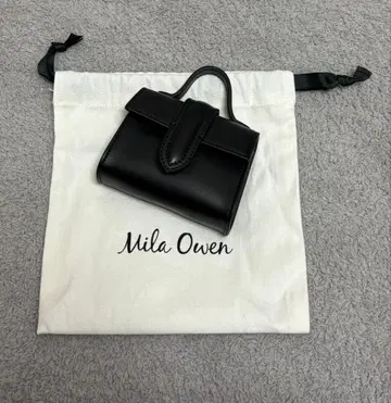 Mila Owen 마이크로 참 백 블랙