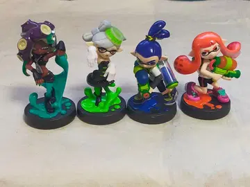 스프라툰 amiibo 피규어 4개 세트