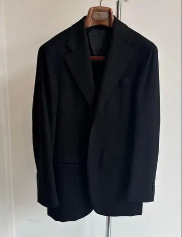 PIACENZA(피아첸차) 원단 자켓 울 캐시미어 블랙 44