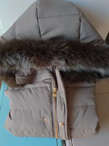 로페피크닉 퍼 포함 다운 자켓 다운 코트