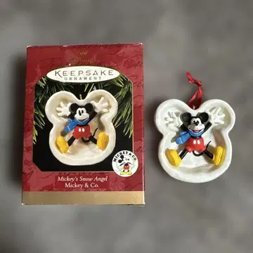 Disney Mickey's Snow Angel 오너먼트