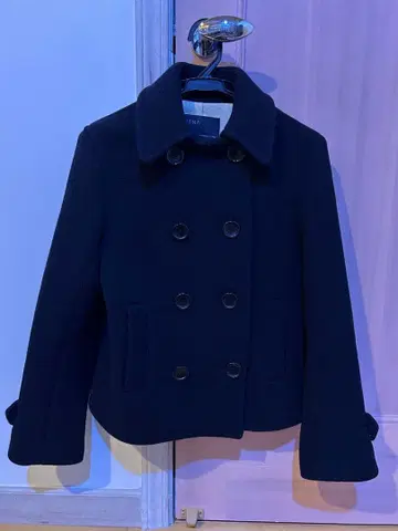 IENA 블랙 더블 브레스트