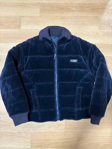 벨로아 다운 자켓 이탈리아제