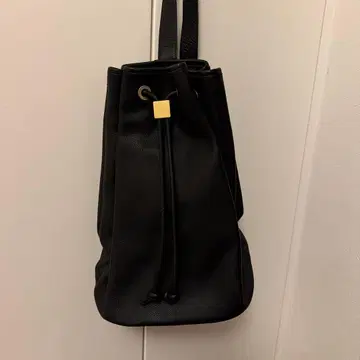 S.MANO 복조리백 블랙 가죽