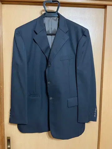 네이비 스트라이프 블레이저