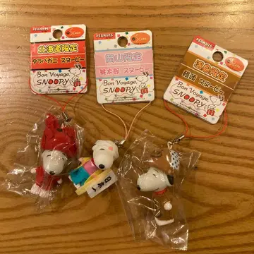 스누피 지역 한정 스트랩 세트