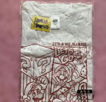 슈퍼 마리오 셔츠 미개봉