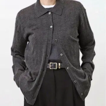 캐시미어 실크 니트 가디건