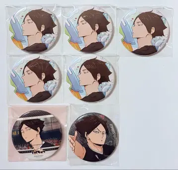 하이큐 카쿠나 린타로 캔뱃지 물놀이 글리터 10주년 기념