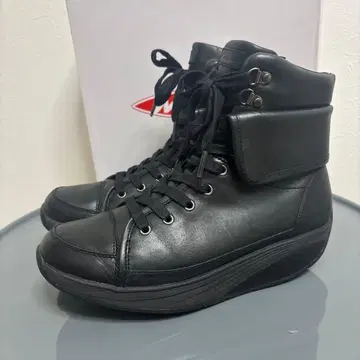 MBT 부츠 블랙 38 엠비티