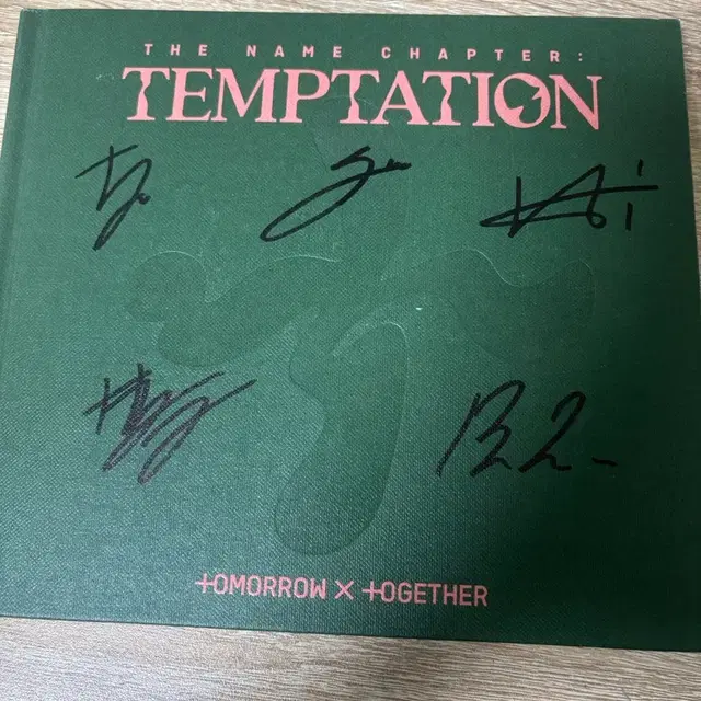투바투 템테이션 싸인앨범 (비매)