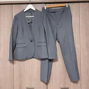더 수트 컴퍼니 여성 수트 그레이 팬츠 수트 상하의 L 가을/겨울
