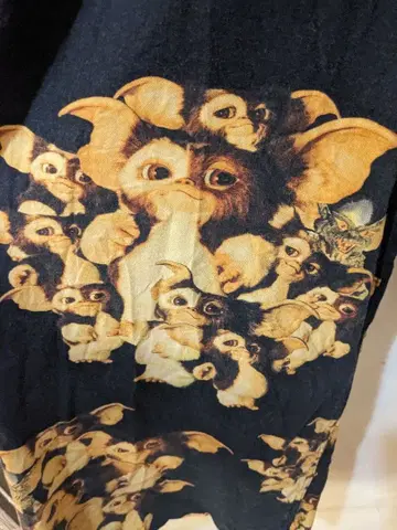 graniph 그라니프 GREMLINS 그렘린 올 패턴 긴팔 셔츠 원피스