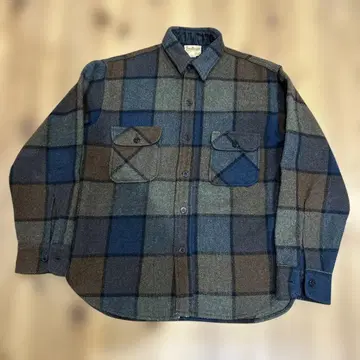 빈티지 울 셔츠 자켓