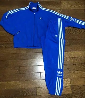 아디다스 adidas 나일론 저리 여성용 셋업 M 스카이블루