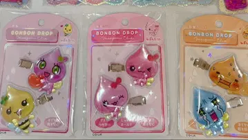 물방울짱 봉봉드롭 앞머리 클립 3개 세트