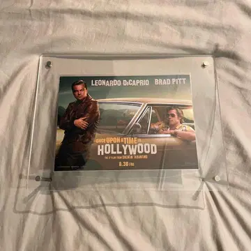 세트 판매 원스 어폰 어 타임 인 할리우드 엽서 아크릴 프레임