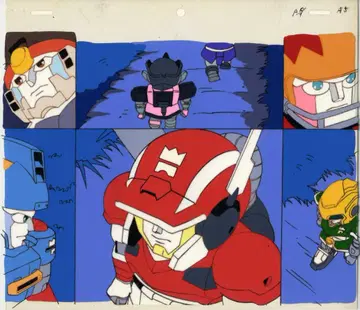 질풍! 아이언리거 매그넘 에이스 외 애니메이션 셀화