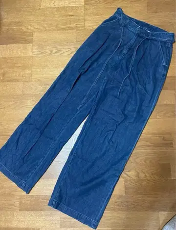 띠어리 럭스 2024 와이드 팬츠 데님