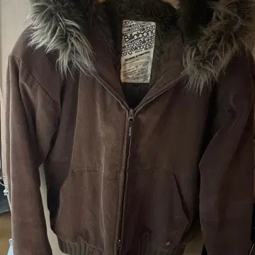 billabong 빌라봉 코듀로이 보아 안감 아우터 브라운 M 사이즈