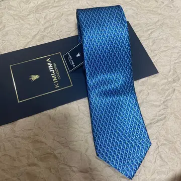 새상품 KIMIJIMA COLLECTION 기하학 패턴 넥타이