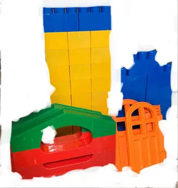 전신으로 블록 약 2세트 분