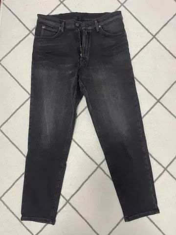 리 블랙 스트레이트 데님