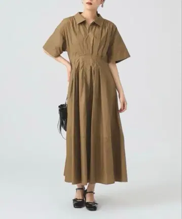 Ray BEAMS 셔츠 원피스