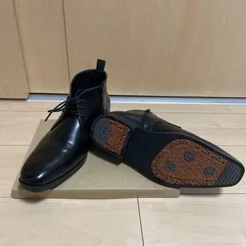 사이드 지퍼 처카 부츠 비즈니스 슈즈 눈 대응 미끄럼 방지