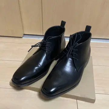 사이드 지퍼 처카 부츠 비즈니스 슈즈 눈 대응 미끄럼 방지