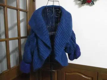 센소유니코 메이푸 모헤어 혼방 투톤 가디건