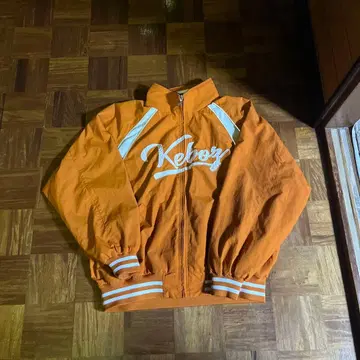 Keboz 오렌지 풀 지퍼 자켓