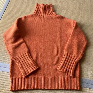 Aragona 캐시미어 터틀넥 스웨터 오렌지
