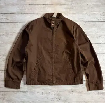 70s ENRO 블루종 자켓 브라운 M 스윙탑