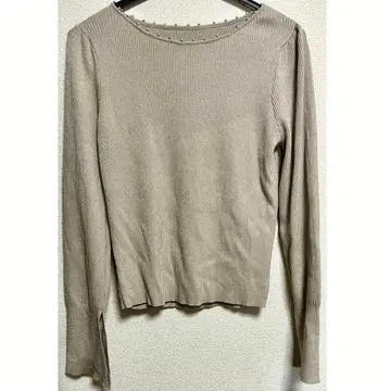 프로포션 바디 드레싱의 메탈 펄 라메 니트