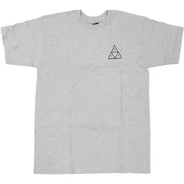 HUF 그레이 T셔츠 삼각형 로고 미사용