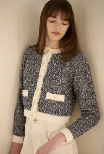 Estella.k 모나 가디건 니트 가디건