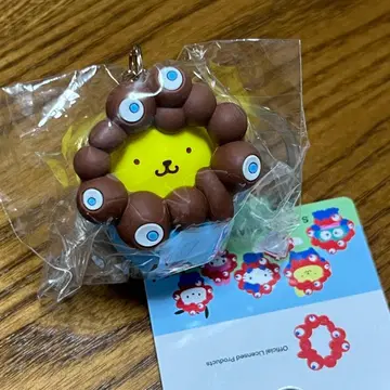 산리오 캐릭터 폼폼푸딩 x 미야쿠미야쿠 콜라보 키링