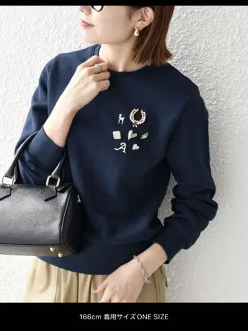 SHIPS any 속기모 비쥬 크루넥 컴팩트 풀오버