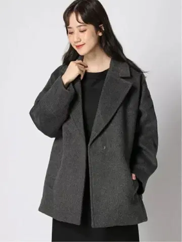 새상품급 JEANASIS 지나시스 울 비버 숏 자켓