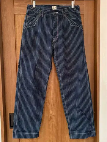 Schott 올드 히코리 데님 팬츠 ( 스트라이프 패턴 )